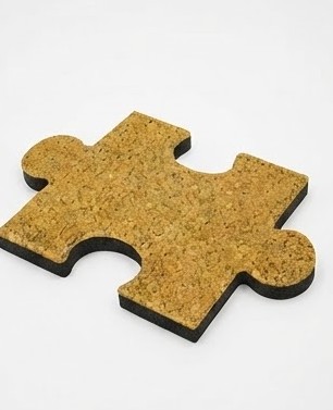 0061051- Kauçuk Karo Puzzle Modeli Özel Renkler (Sarı)